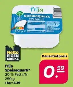 NETTO frija Speisequark Angebot