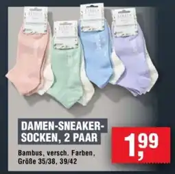 Handelshof DAMEN-SNEAKER- SOCKEN, 2 PAAR Angebot