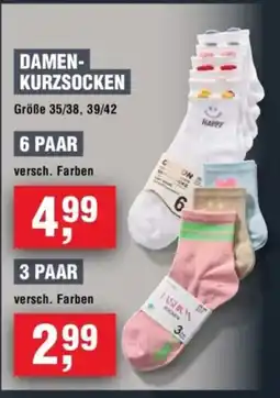 Handelshof DAMEN- KURZSOCKEN 6 PAAR Angebot