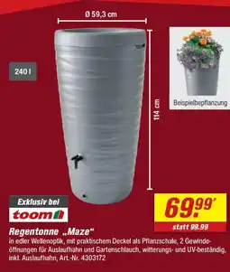 toom Baumarkt Regentonne,,Maze" Angebot