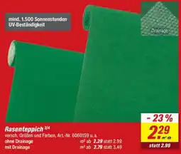 toom Baumarkt Rasenteppich Angebot