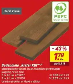 toom Baumarkt Bodendiele „Kiefer KDI" Angebot