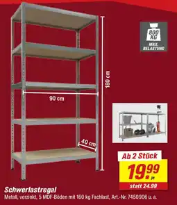 toom Baumarkt Schwerlastregal Angebot