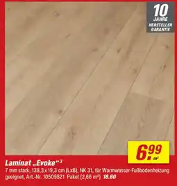 toom Baumarkt Laminat,,Evoke" Angebot