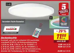 toom Baumarkt Deckenleuchte Angebot