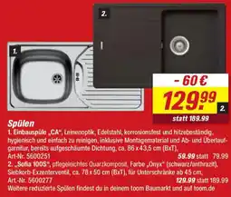 toom Baumarkt Spülen Angebot