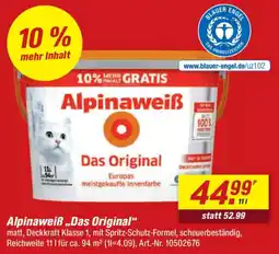 toom Baumarkt Alpinaweiß Das Original Angebot