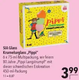 CITTI Markt SIA Glass Krumelurglass,,Pippi" Angebot