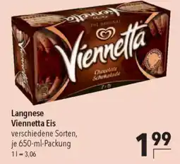 CITTI Markt Langnese Viennetta Eis Angebot