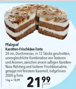 CITTI Markt Pfalzgraf Karotten-Frischkäse-Torte Angebot