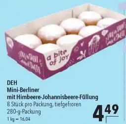 CITTI Markt DEH Mini-Berliner mit Himbeere-Johannisbeere-Füllung Angebot