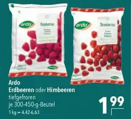 CITTI Markt Ardo Erdbeeren oder Himbeeren Angebot