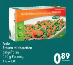 CITTI Markt Ardo Erbsen mit Karotten Angebot