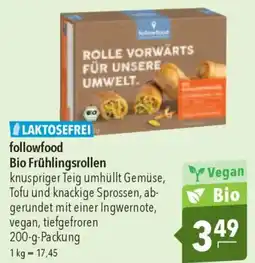CITTI Markt followfood Bio Frühlingsrollen Angebot