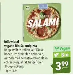 CITTI Markt followfood vegane Bio-Salamipizza Angebot