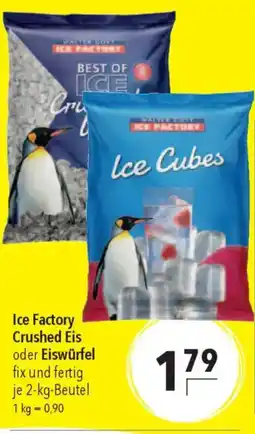 CITTI Markt Ice Factory Crushed Eis oder Eiswürfel Angebot