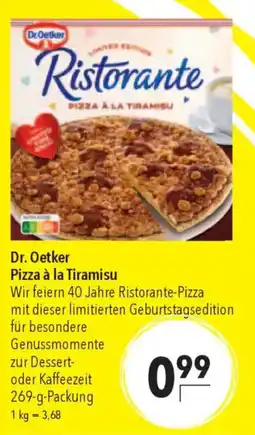 CITTI Markt Dr. Oetker Pizza à la Tiramisu Angebot