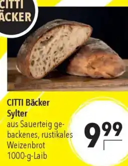 CITTI Markt CITTI Bäcker Sylter Angebot
