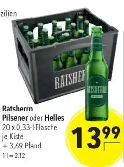 CITTI Markt Ratsherrn Pilsener oder Helles Angebot