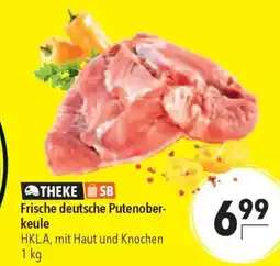 CITTI Markt Frische deutsche Putenober- keule Angebot