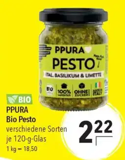 CITTI Markt PPURA Bio Pesto Angebot