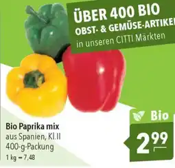 CITTI Markt Bio Paprika mix Angebot