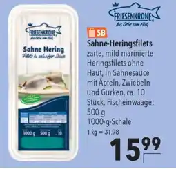 CITTI Markt FRIESENKRONE Sahne-Heringsfilets Angebot