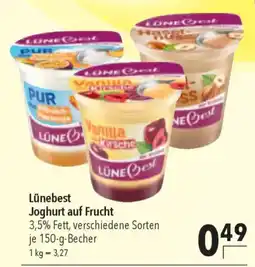 CITTI Markt Lünebest Joghurt auf Frucht Angebot