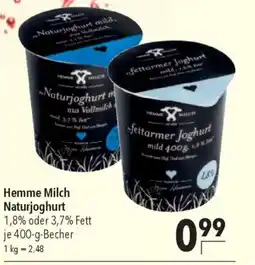 CITTI Markt Hemme Milch Naturjoghurt Angebot