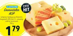 CITTI Markt Emmentaler AOP Angebot