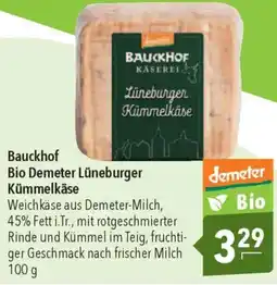 CITTI Markt Bauckhof Bio Demeter Lüneburger Kümmelkäse Angebot