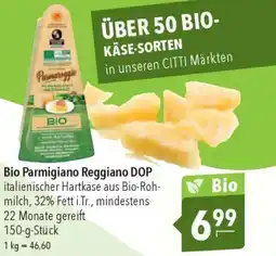 CITTI Markt Bio Parmigiano Reggiano DOP Angebot