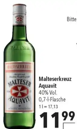CITTI Markt Malteserkreuz Aquavit Angebot