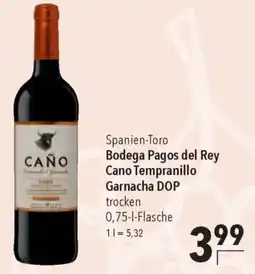 CITTI Markt Bodega Pagos del Rey Cano Tempranillo Garnacha DOP Angebot