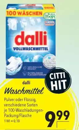 CITTI Markt dalli Waschmittel Angebot