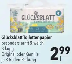 CITTI Markt Glücksblatt Toilettenpapier Angebot