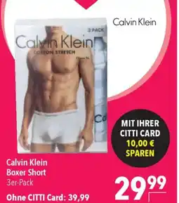 CITTI Markt Calvin Klein Boxer Short 3er-Pack Angebot