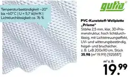 Hellweg gutta PVC-Kunststoff-Wellplatte „Prisma" Angebot