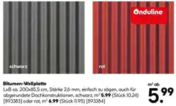 Hellweg Bitumen-Wellplatte Angebot