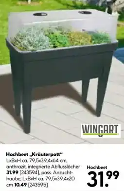 Hellweg WINGART Hochbeet ,,Kräuterpott" Angebot