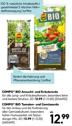 Hellweg COMPO BIO Anzucht- und Kräutererde Angebot