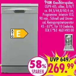 Möbel Boss PKM Geschirrspüler Angebot