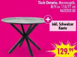 Möbel Boss Tisch Ontario Angebot