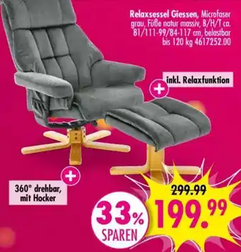 Möbel Boss Relaxsessel Giessen Angebot
