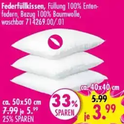 Möbel Boss Federfüllkissen Angebot