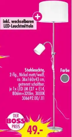 Möbel Boss Stehleuchte Angebot