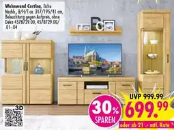 Möbel Boss Wohnwand Cortina Angebot