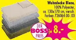 Möbel Boss Wohndecke Biene Angebot