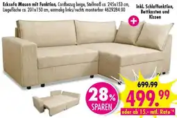 Möbel Boss Ecksofa Mason mit Funktion Angebot