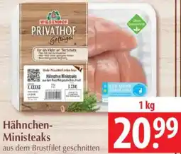 Famila Nord Ost WIESENHOF Hähnchen Ministeaks Angebot